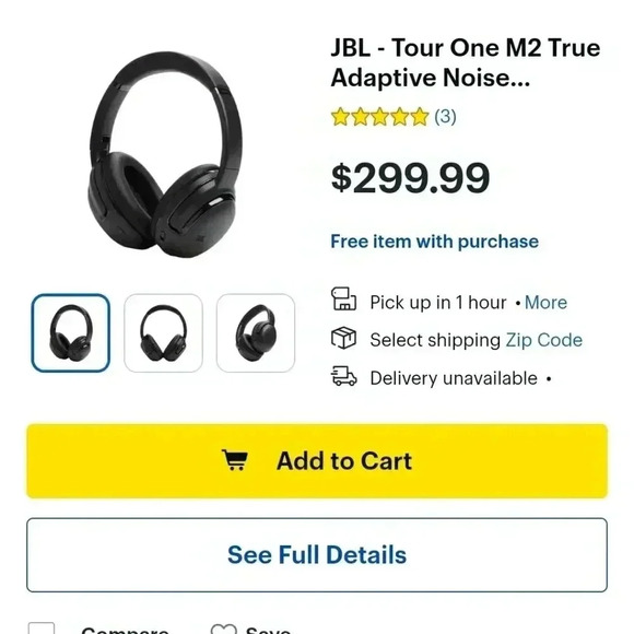 JbL Tour One Headphones - Picture 2 of 6